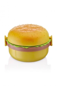 Hamburger Görünümlü Beslenme ve Saklama Kabı