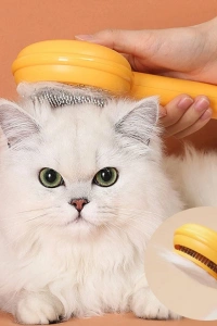 Hamburger Şekilli Otomatik Temizlenen Evcil Hayvan Tarağı