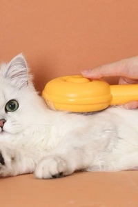 Hamburger Şekilli Otomatik Temizlenen Evcil Hayvan Tarağı