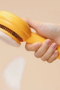 Hamburger Şekilli Otomatik Temizlenen Evcil Hayvan Tarağı