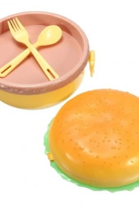 Hamburger Tasarımlı Beslenme Kabı