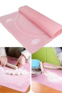 Hamur Açma Örtüsü Hamur Matı Ölçekli - Büyük Boy 40x50 cm