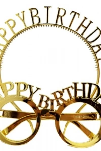 Happy Birthday Gözlük Ve Taç
