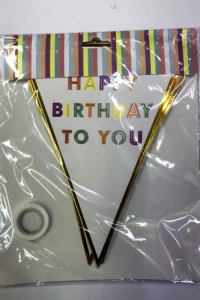 Happy Birthday To You Flama Bayrak Süsü