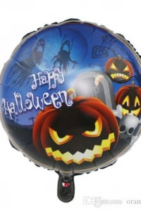 Happy Halloween Balkabağı Folyo Balon 18 inç