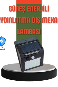 Hareket Sensörlü Güneş Enerjili Dış Mekan LED Lamba 100/144 LED