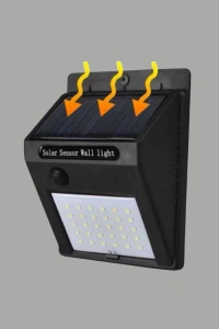 Hareket Sensörlü Güneş Enerjili Dış Mekan LED Lamba 100/144 LED