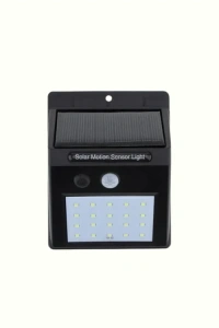 Hareket Sensörlü Solar Lamba | 120° Algılama Açısı, 3-4 Metre Mesafe, Suya Dayanıklı LED