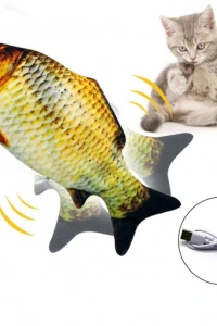 Hareketli Balık Kedi Oyuncağı Şarjlı