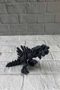 Hareketli Dinazor Figürü Dekoratif Oyuncak – Siyah Tasarım