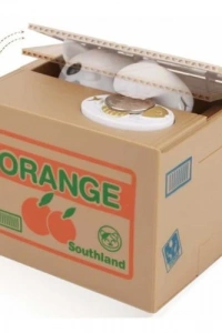 Hareketli Para Çalan Kedi Kumbara