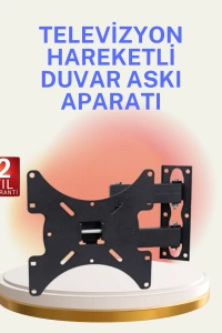 Hareketli TV Duvar Askı Aparatı 22–49 İnç Uyumlu