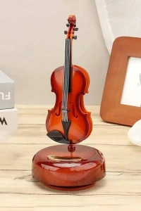 Hareketli Violin Müzik Kutusu