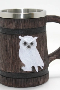 Harry Potter Hedwig Temalı 3D Kabartmalı Çelik Kupa Bardak