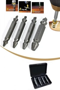 Hasar Görmüş Vida Çıkarıcı 4 Farklı Uç