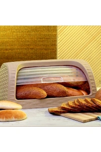 Hasır Desenli Ekmek Saklama Kutusu