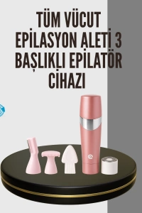 Hassas Epilasyon ve Cilt Bakım Cihazı