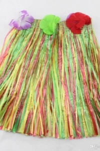 Hawaii Hula Eteği Karışık Renk 40 cm