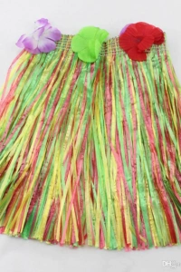 Hawaii Hula Eteği Karışık Renk 40 cm