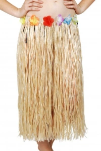 Hawaii Tarzı Hula Eteği – 60 cm Hasır Natural Etek