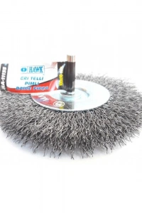 Hawk HA11135 Pimli Gri Tel Daire Fırça 100x10 mm