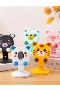 Hayvan Figürlü Masaüstü Telefon Standı 5 Model