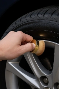 Hazneli Lastik Parlatma Fırçası