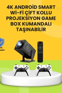 HCS350pro Android 11 İşletim Sistemli Mini Projektör