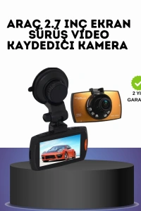 HD Araç Kamerası 2.7 İnç Ekran G Sensor Destekli