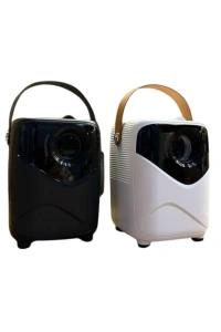 HD Ayaklı Portatif Projeksiyon Cihazı Bluetooth Wifi Akıllı Android İşlemcili