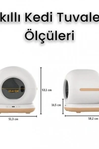 HD Kameralı Akıllı Kedi Tuvaleti