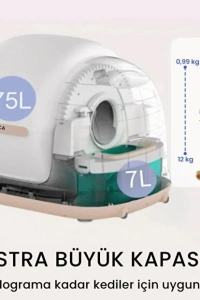HD Kameralı Akıllı Kedi Tuvaleti