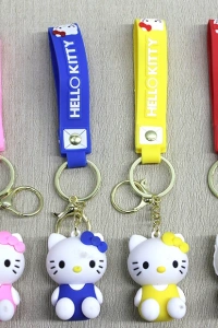 Hello Kitty Silikon Anahtarlık
