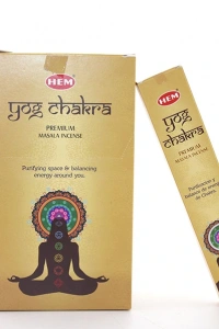 Hem Yog Chakra Masala Aromalı Çubuk Tütsü
