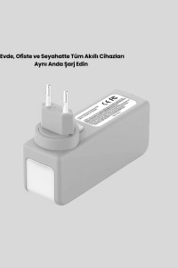 Hızlı Şarj Destekli Zaman Ayarlı USB Şarj Adaptörü