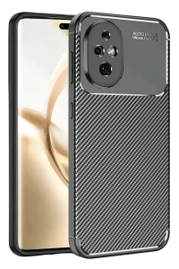 Honor 200 Kılıf Auto Focus Karbon Kapak - Siyah