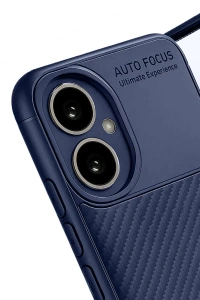 Honor 400 Kılıf Auto Focus Karbon Kapak - Lacivert