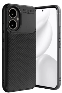 Honor 400 Kılıf Auto Focus Karbon Kapak - Siyah