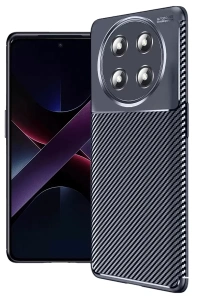 Honor Magic 7 Lite Kılıf Auto Focus Karbon Kapak - Lacivert
