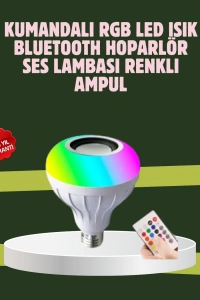 Hoparlörlü LED Ampul – Ev ve Ofis İçin Akıllı Aydınlatma Çözümü