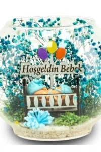 Hoşgeldin Bebek Yazılı Teraryum