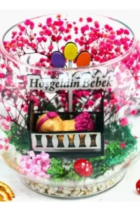 Hoşgeldin Bebek Yazılı Teraryum