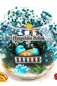 Hoşgeldin Bebek Yazılı Teraryum