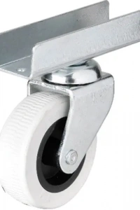 Hts 323 - 50x20 mm Gri Uzun U Tablalı Teker 4 Adet