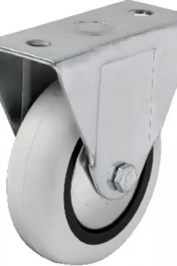 Hts 355 - 75x25 mm PVC Makaralı Sabit Teker 4 Adet