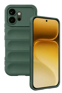 Huawei Honor 600 Optimum Silikon - Koyu Yeşil