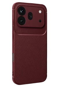 Huawei Honor 600 Pro Auto Focus Karbon Kapak - Bordo