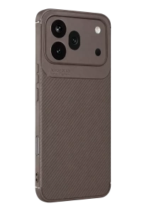 Huawei Honor 600 Pro Auto Focus Karbon Kapak - Gri