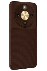 Huawei Honor Magic 8 Lite Auto Focus Karbon Kapak - Kahverengi