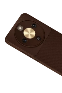 Huawei Honor Magic 8 Lite Auto Focus Karbon Kapak - Kahverengi